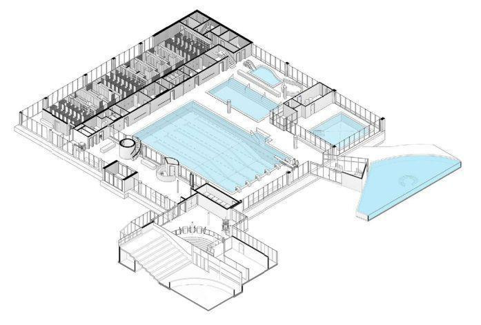 Бассейн Вустбад Бремен, Германия